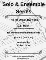 Organ Trio BWV 586 P.O.D. cover